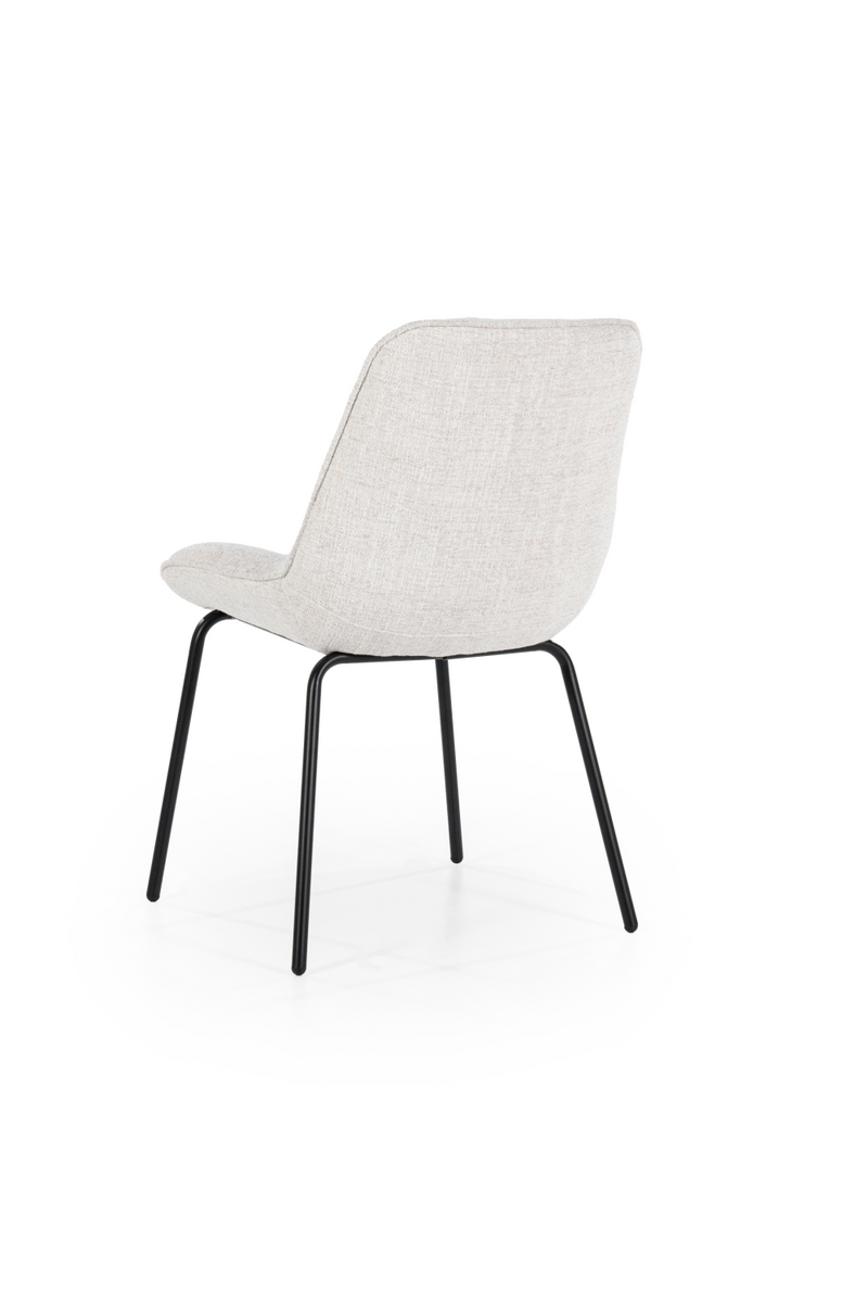 Minimalist Upholstered Dining Chairs (2) | By-Boo Base | Dutchfurniture.com