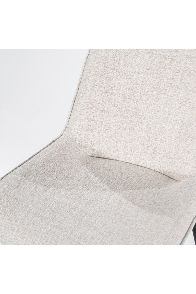 Minimalist Upholstered Dining Chairs (2) | By-Boo Base | Dutchfurniture.com