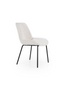 Minimalist Upholstered Dining Chairs (2) | By-Boo Base | Dutchfurniture.com