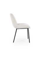 Minimalist Upholstered Dining Chairs (2) | By-Boo Base | Dutchfurniture.com