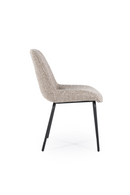 Minimalist Upholstered Dining Chairs (2) | By-Boo Base | Dutchfurniture.com