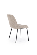 Minimalist Upholstered Dining Chairs (2) | By-Boo Base | Dutchfurniture.com