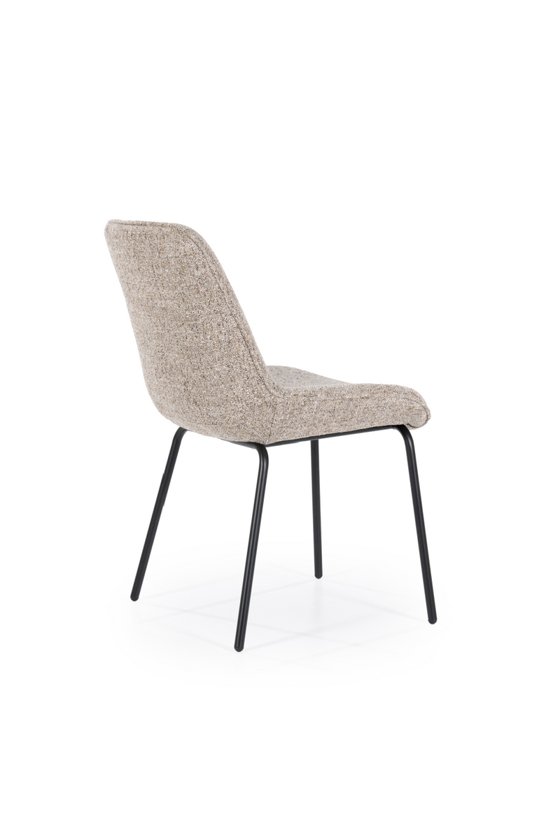 Minimalist Upholstered Dining Chairs (2) | By-Boo Base | Dutchfurniture.com