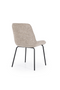 Minimalist Upholstered Dining Chairs (2) | By-Boo Base | Dutchfurniture.com