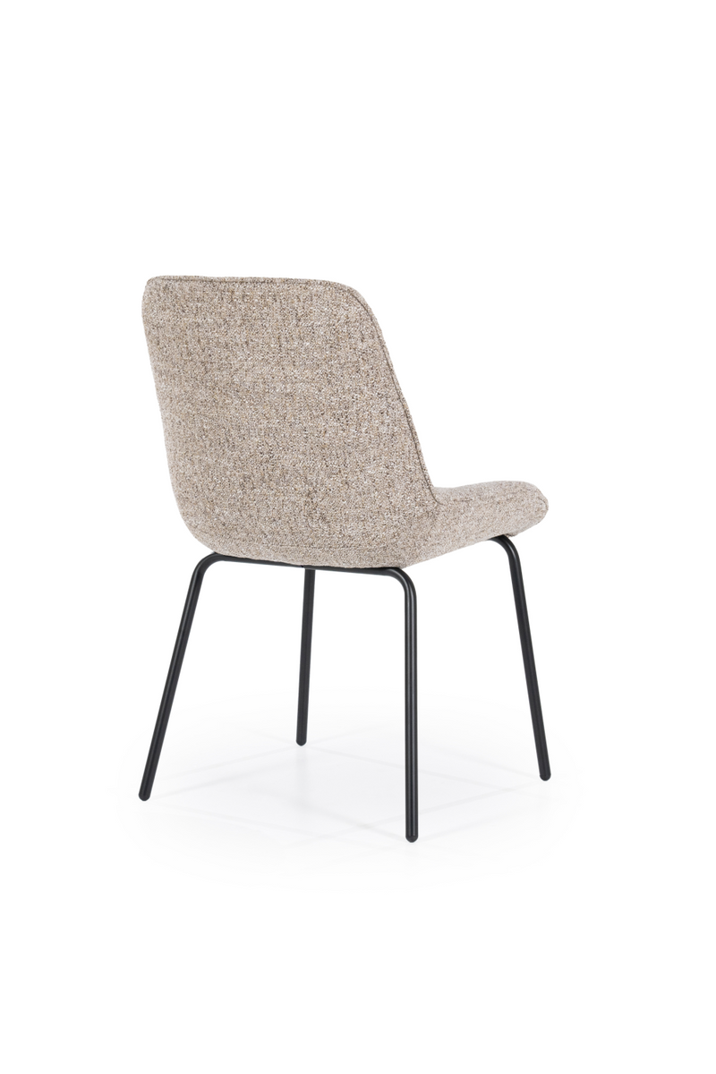 Minimalist Upholstered Dining Chairs (2) | By-Boo Base | Dutchfurniture.com