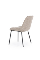 Minimalist Upholstered Dining Chairs (2) | By-Boo Base | Dutchfurniture.com