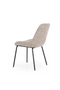 Minimalist Upholstered Dining Chairs (2) | By-Boo Base | Dutchfurniture.com