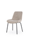 Minimalist Upholstered Dining Chairs (2) | By-Boo Base | Dutchfurniture.com