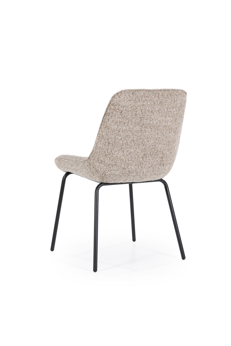 Minimalist Upholstered Dining Chairs (2) | By-Boo Base | Dutchfurniture.com