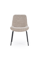 Minimalist Upholstered Dining Chairs (2) | By-Boo Base | Dutchfurniture.com