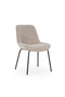 Minimalist Upholstered Dining Chairs (2) | By-Boo Base | Dutchfurniture.com