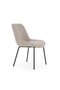 Minimalist Upholstered Dining Chairs (2) | By-Boo Base | Dutchfurniture.com