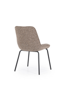 Minimalist Upholstered Dining Chairs (2) | By-Boo Base | Dutchfurniture.com