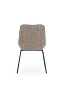 Minimalist Upholstered Dining Chairs (2) | By-Boo Base | Dutchfurniture.com