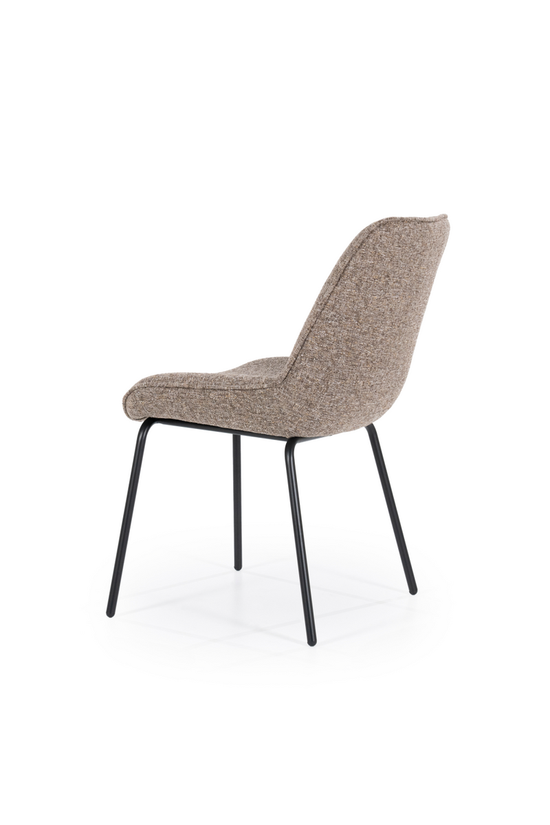 Minimalist Upholstered Dining Chairs (2) | By-Boo Base | Dutchfurniture.com