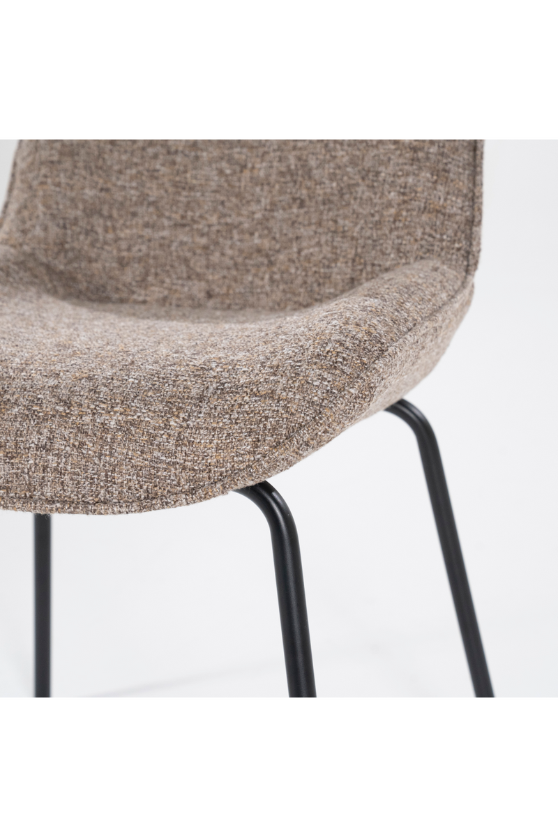 Minimalist Upholstered Dining Chairs (2) | By-Boo Base | Dutchfurniture.com