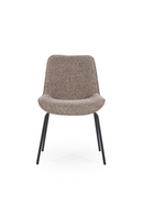 Minimalist Upholstered Dining Chairs (2) | By-Boo Base | Dutchfurniture.com