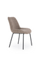 Minimalist Upholstered Dining Chairs (2) | By-Boo Base | Dutchfurniture.com