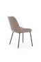 Minimalist Upholstered Dining Chairs (2) | By-Boo Base | Dutchfurniture.com