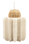 Natural Fiber Fluted Pendant Light | By-Boo Reb | Dutchfurniture.com