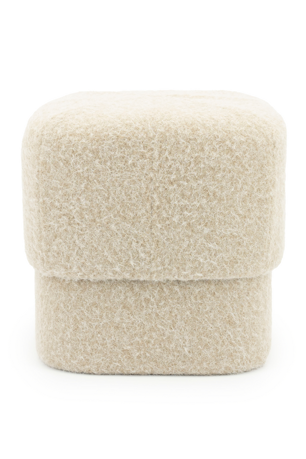 Upholstered Square Stool | By-Boo Kelso | Dutchfurniture.com