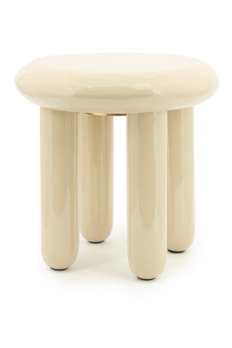 Glossy Iron Round Side Table | By-Boo Balloon | Dutchfurniture.com