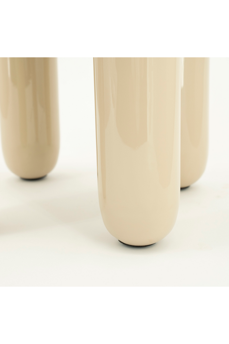 Glossy Iron Round Side Table | By-Boo Balloon | Dutchfurniture.com