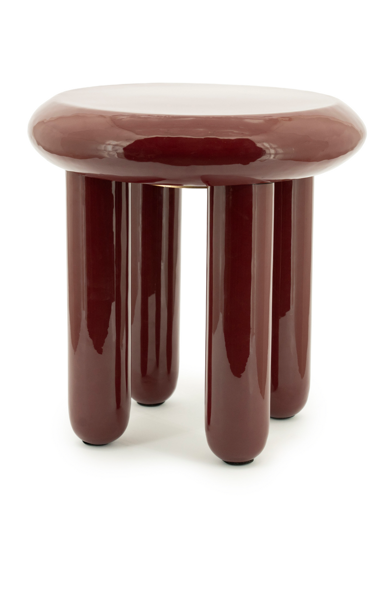 Glossy Iron Round Side Table | By-Boo Balloon | Dutchfurniture.com
