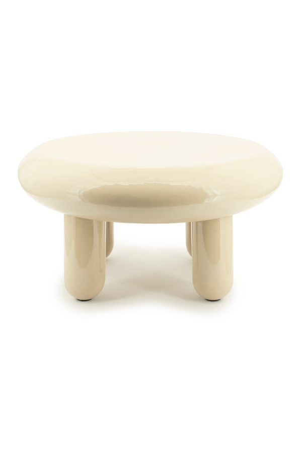 Glossy Iron Round Coffee Table | By-Boo Balloon | Dutchfurniture.com
