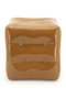 Glossy Crumpled Cube Stool | By-Boo Captives | Dutchfurniture.com