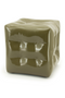 Glossy Crumpled Cube Stool | By-Boo Captives | Dutchfurniture.com