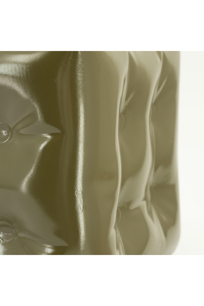 Glossy Crumpled Cube Stool | By-Boo Captives | Dutchfurniture.com