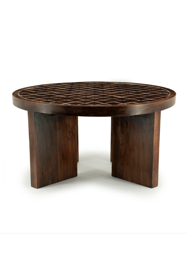Brown Ceramic Coffee Table | By-Boo TiledUp | Dutchfurniture.com