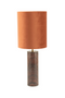 Marble Cylindrical Table Lamp | By-Boo Rosso | Dutchfurniture.com
