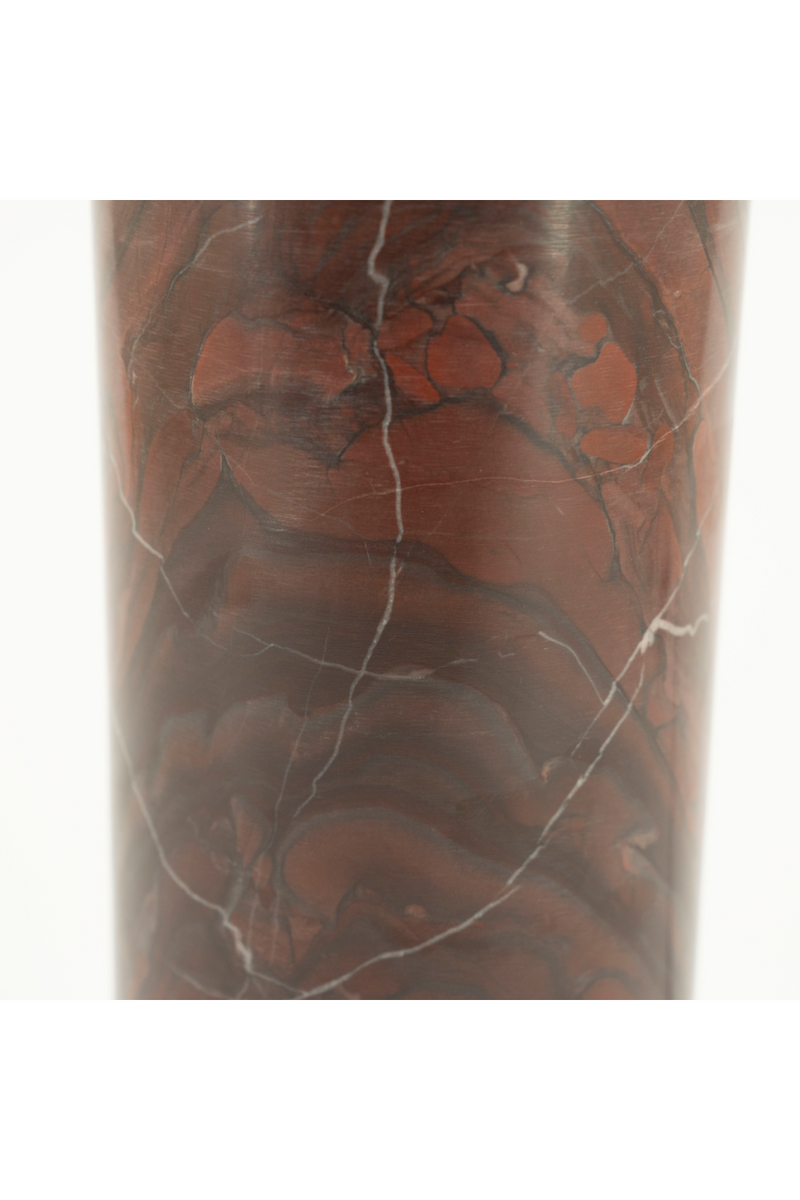 Marble Cylindrical Table Lamp | By-Boo Rosso | Dutchfurniture.com