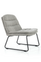 Light Gray Bouclé Lounge Chair | By-Boo Artego | Dutchfurniture.com