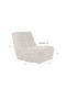 Beige Reclining Lounge Chair | Dutchbone Hamilton | Dutchfurniture.com