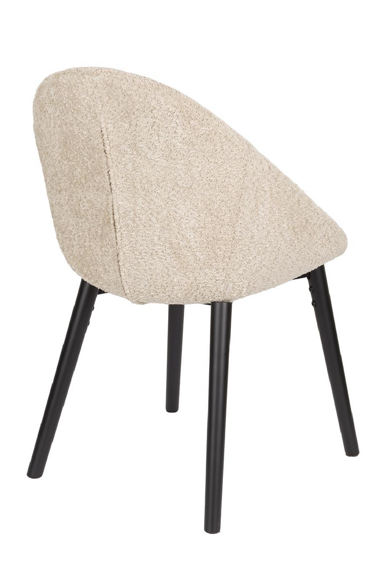 Bouclé Tub Dining Chairs (2) | Dutchbone Fenna | Dutchfurniture.com
