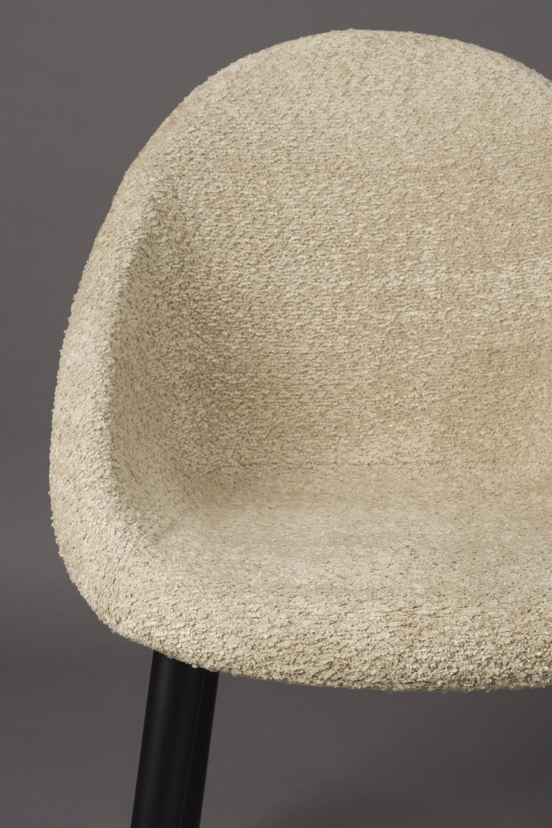 Bouclé Tub Dining Chairs (2) | Dutchbone Fenna | Dutchfurniture.com
