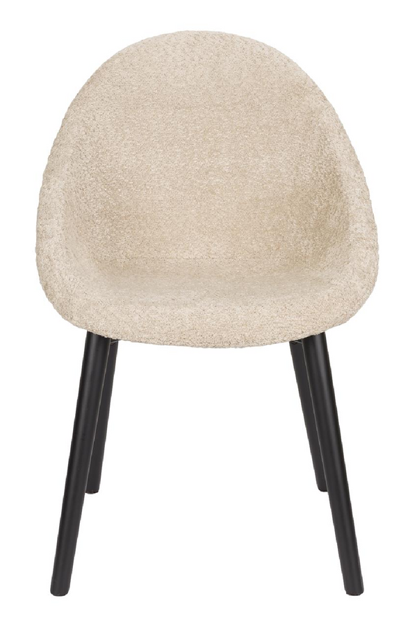 Bouclé Tub Dining Chairs (2) | Dutchbone Fenna | Dutchfurniture.com
