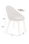 Bouclé Tub Dining Chairs (2) | Dutchbone Fenna | Dutchfurniture.com
