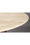 Cream Travertine Dining Table | Dutchbone Arda | Dutchfurniture.com