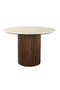 Cream Travertine Dining Table | Dutchbone Arda | Dutchfurniture.com