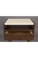 1-Drawer Travertine Side Table/Bedstand | Dutchbone Arda | Dutchfurniture.com