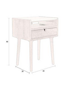 1-Drawer Travertine Side Table/Bedstand | Dutchbone Arda | Dutchfurniture.com