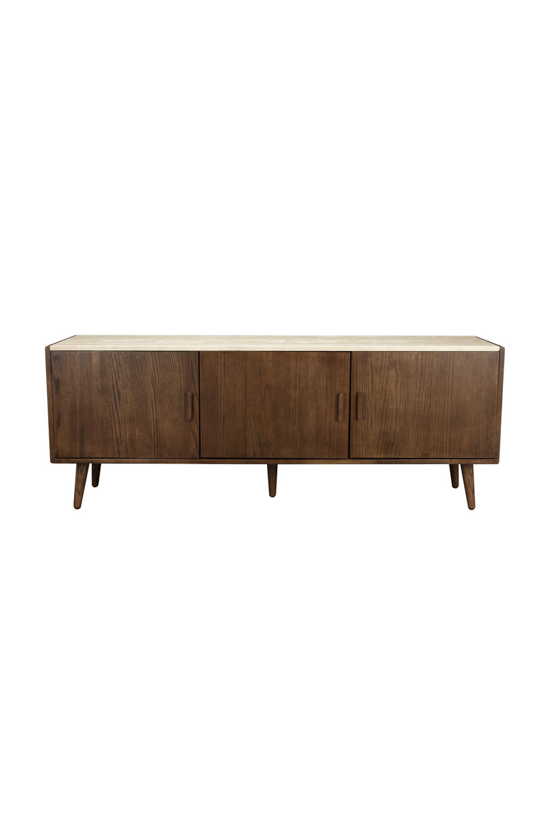 Travertine Top 3-Door Sideboard | Dutchbone Arda | Dutchfurniture.com