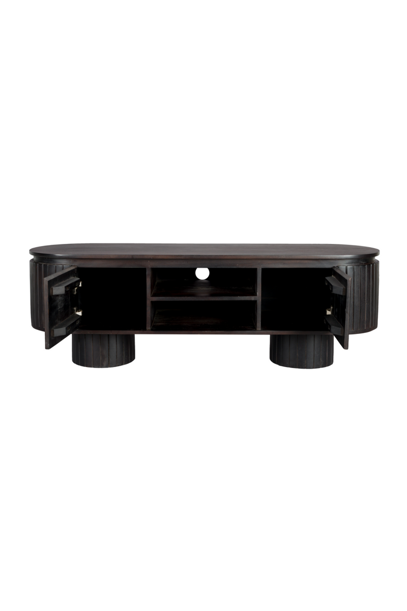 Black Oval 2-Door Sideboard | Dutchbone Kenji | Oroatrade.com