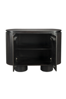 Black Wooden Oval Cabinet | Dutchbone Kenji | Dutchfurniture.com