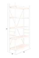 Beige Iron Shelf | Dutchbone Shelf | Dutchfurniture.com