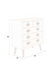 Cream Wooden Drawer Cabinet | Dutchbone Edson | Oroatrade.com